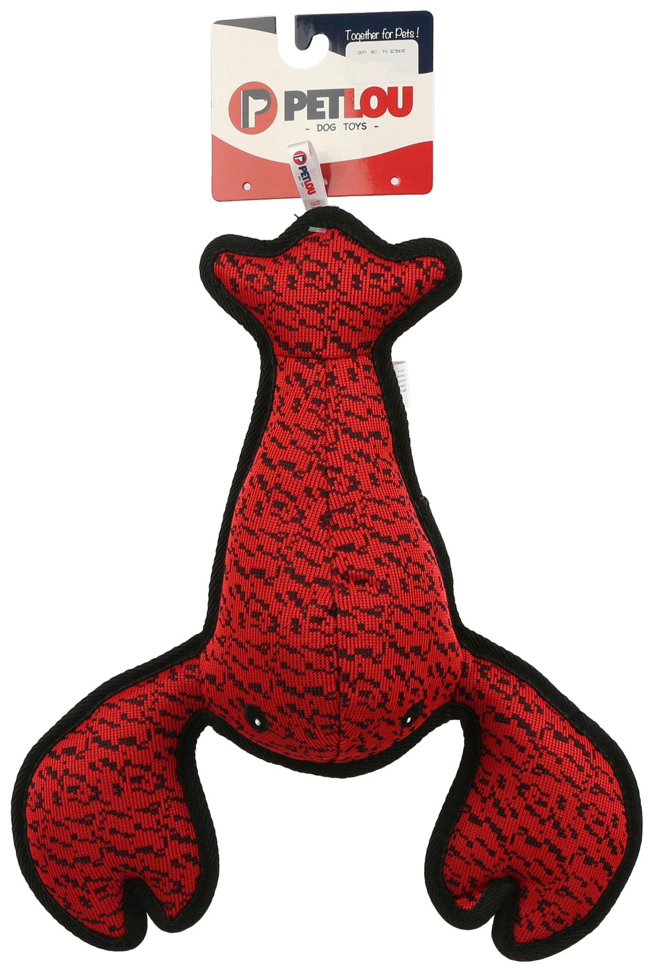 Petlou 13'' Farmhouse Lobster Dog Toy