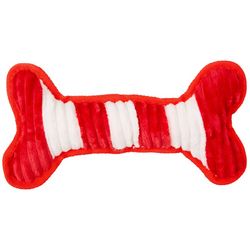Petlou 11'' Candy Cane Bite Me Bone Dog Toy
