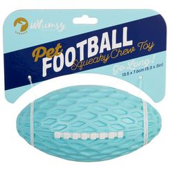 Doghaus Football Squeaky Chew Dog Toy