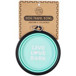 Winifred & Lily Live Love Bark Travel Dog Bowl