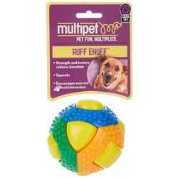 MultiPet Squeakables Ball Rubber Dog Toy