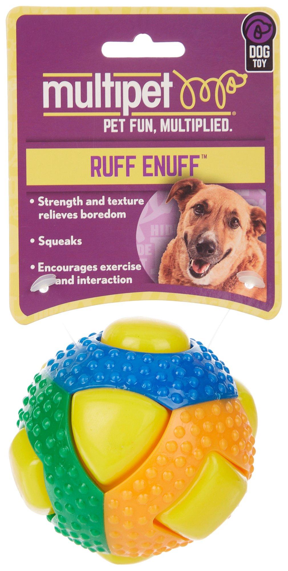 Squeakables Ball Rubber Dog Toy