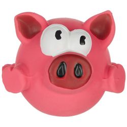 MultiPet Pink Pig Squeakables Latex Dog Toy