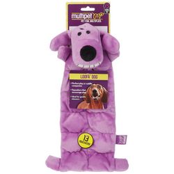 Multipet Loofa Dog 13 Squeaker Toy