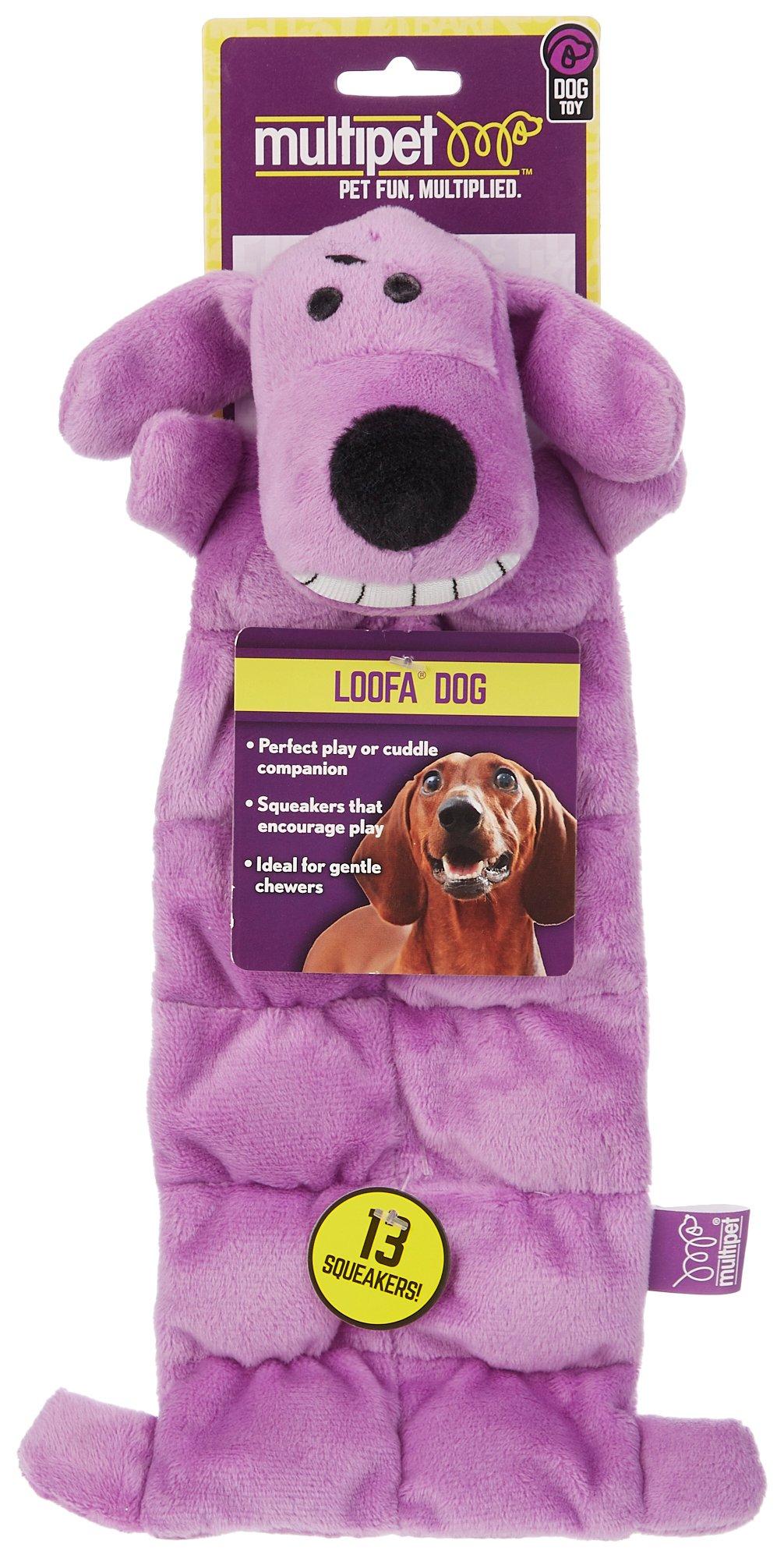 Loofa Dog 13 Squeaker Toy