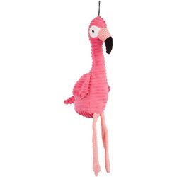 Patchwork Pet Flamingo Squeaker Dog Toy