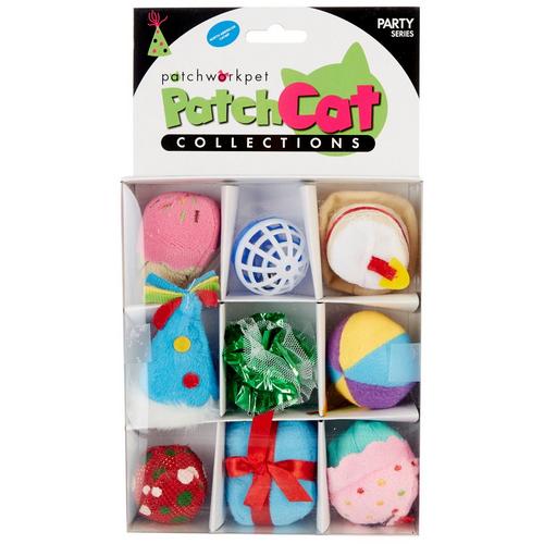 Patchwork Pet PatchCat 9-pc. Party Cat Toy Set