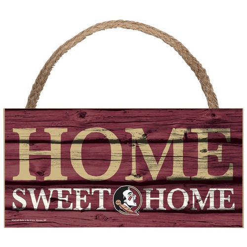 Florida Seminoles 5x10 Home Sweet Home Wall Sign