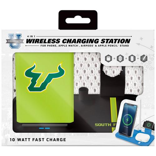 USF Bulls 4-in-1 Wireless Charging Station