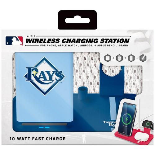 Tampa Bay Rays 4-in-1 Wireless Charging Station