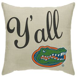 Florida Gators Y'all Decorative Pillow