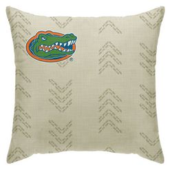 Florida Gators Word Mark Logo Decorative Pillow