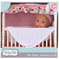Classic My Baby Canopy Crib Doll