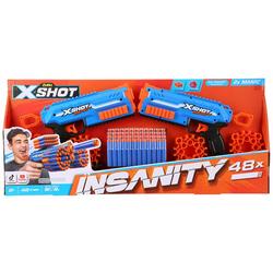 X Shot 36642 E-Shot Insanity 48 Darts Toy Set