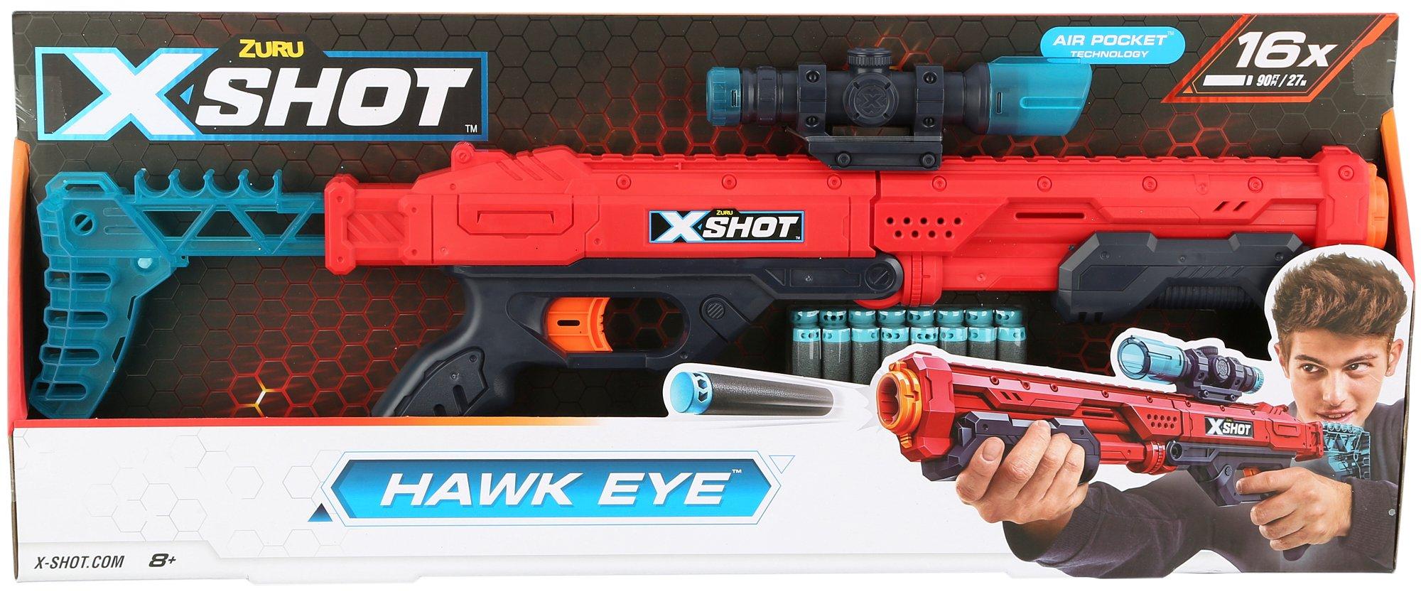 Zuru X Shot 36435 Excel Hawk Eye 16 Darts