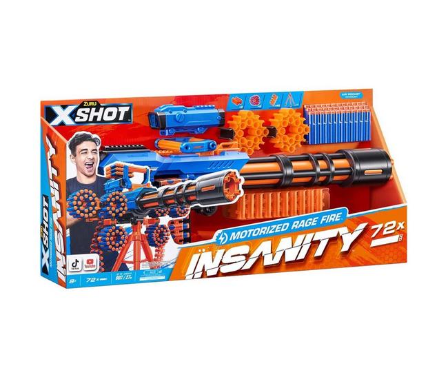 Zuru X Shot 36605 E-Shot Insanity 40 Darts Toy Set