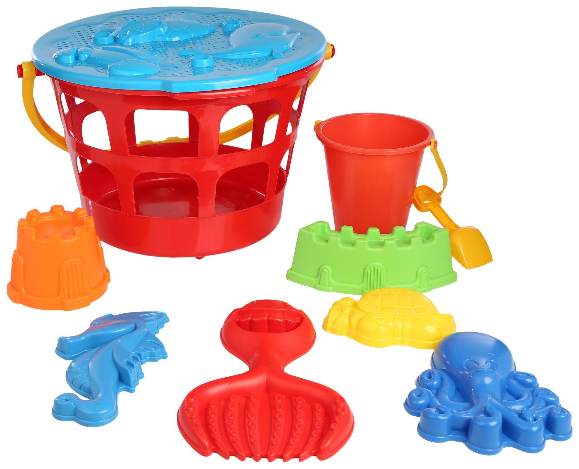 American Plastic Toys 8 Pc Sandbox Toy Set