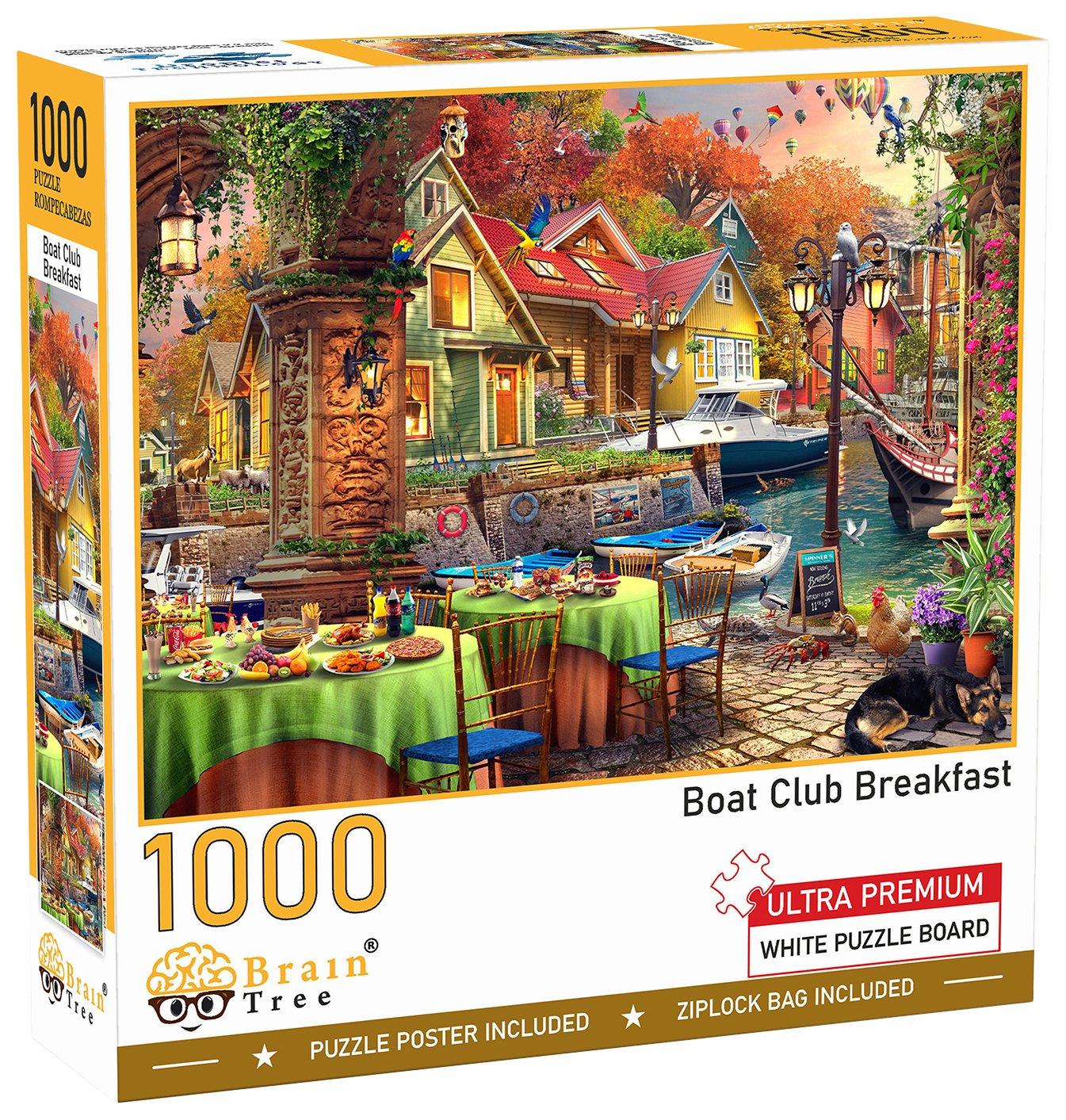 1,000 Piece Boat Club Breakfast Jigsaw Puzzle