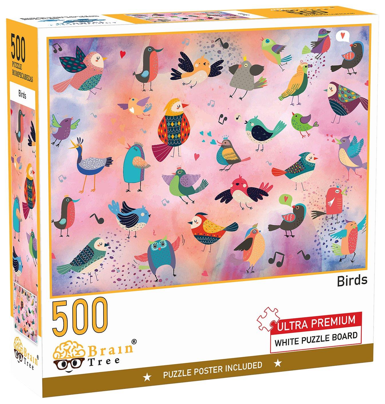 Brain Tree 500 Piece Birds Jigsaw Puzzle