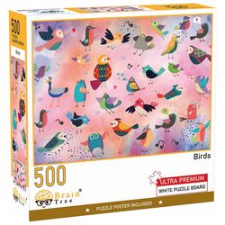 Brain Tree 500 Piece Birds Jigsaw Puzzle