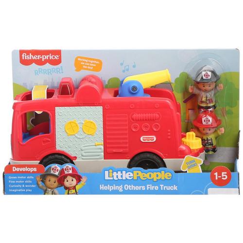 Little People Helping Others Fire Truck Playset