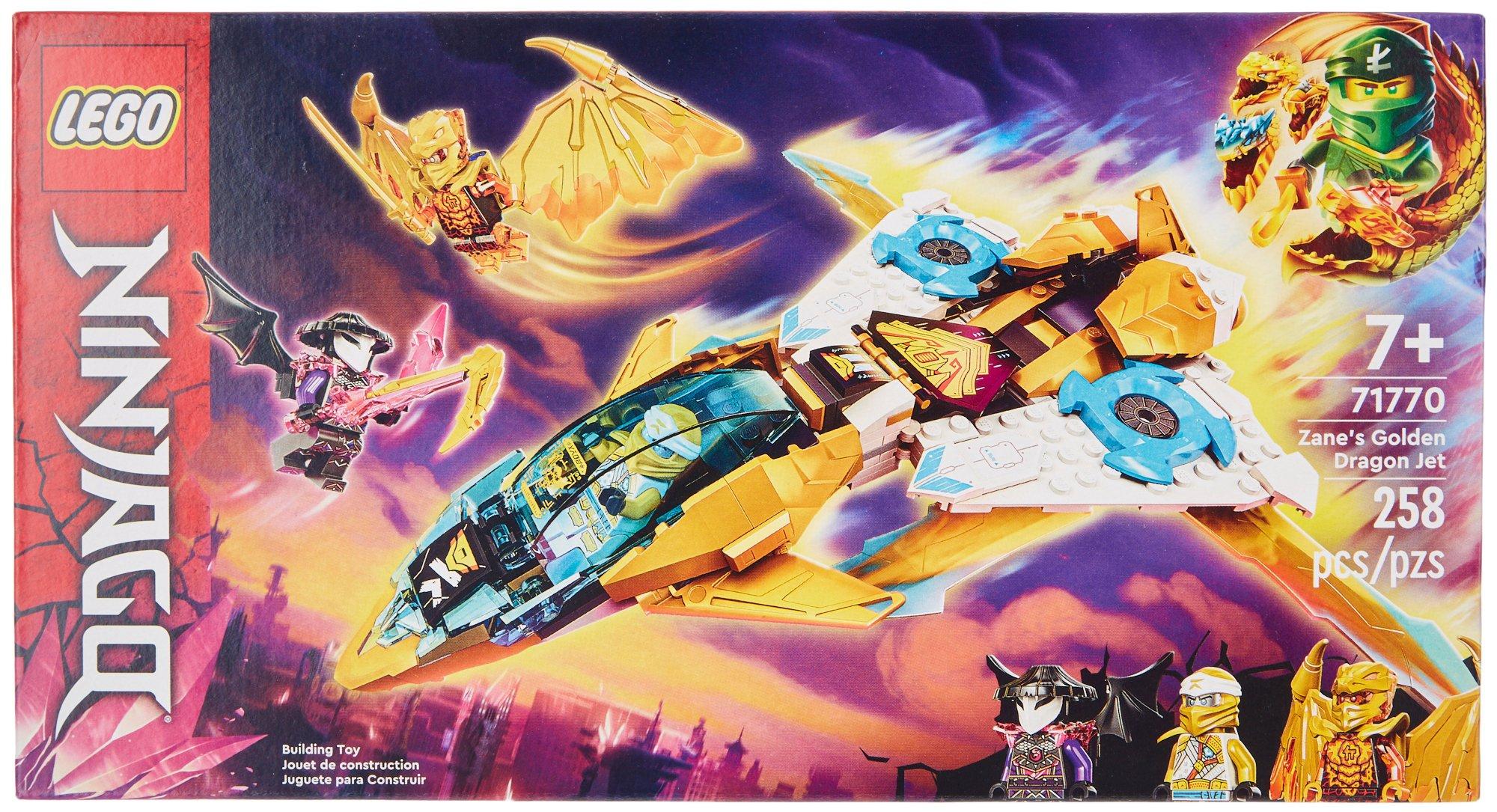 Ninjago 258pc Zanes Golden Dragon Jet