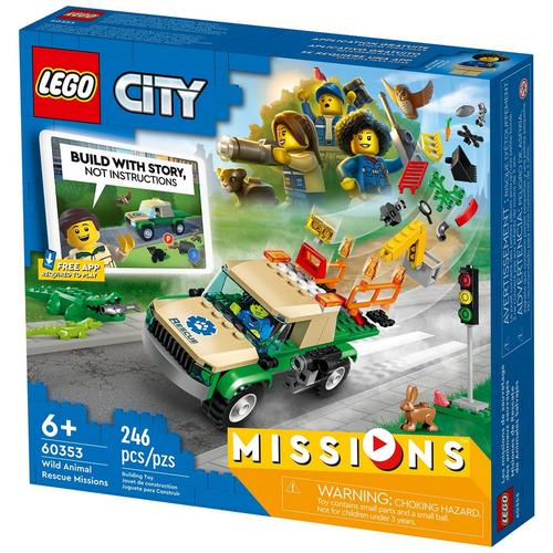 Lego City Buildable Recue Trucks, Animals, & Accesorries
