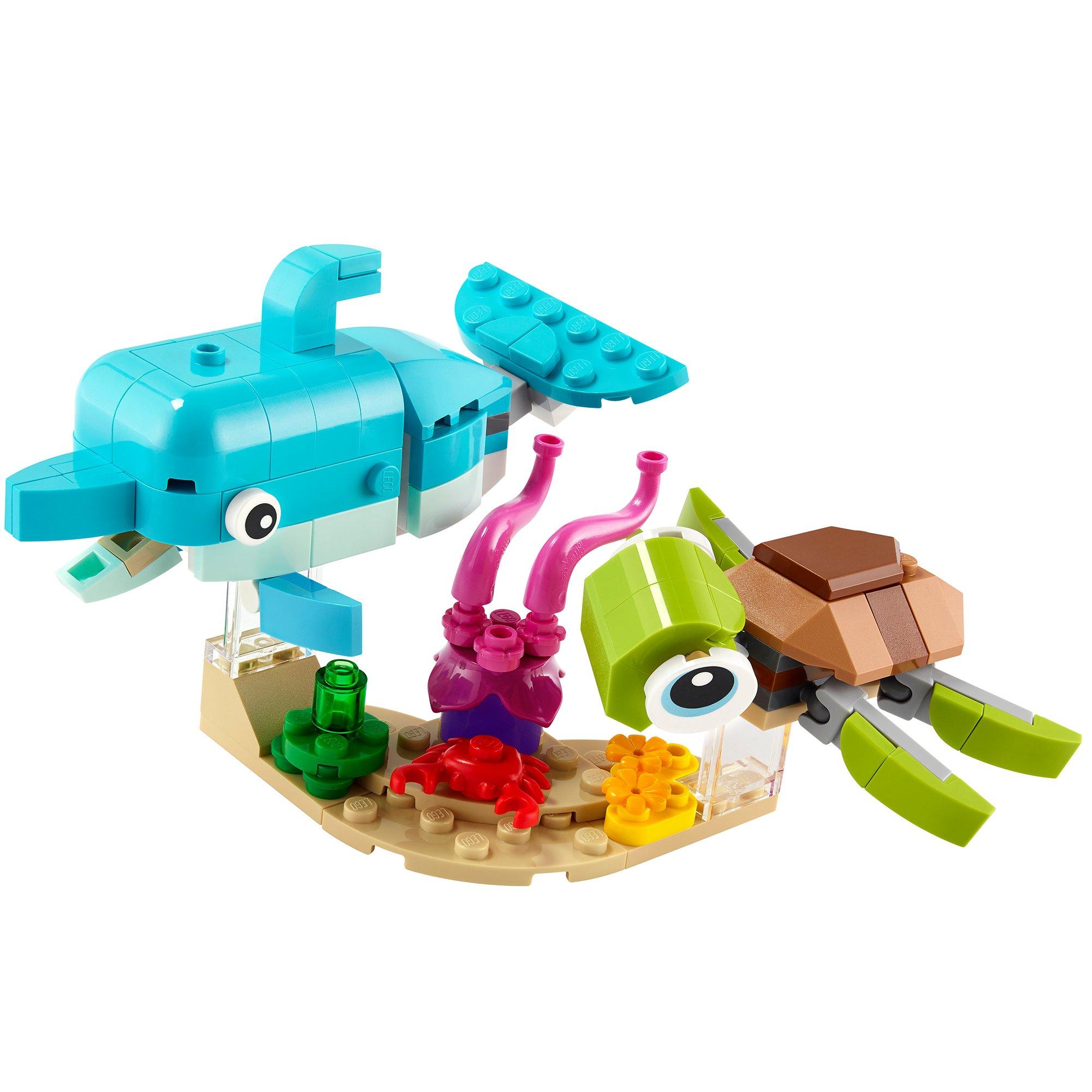 Creator 3-in-1 Dolphin And Turtle Rebuildable Lego