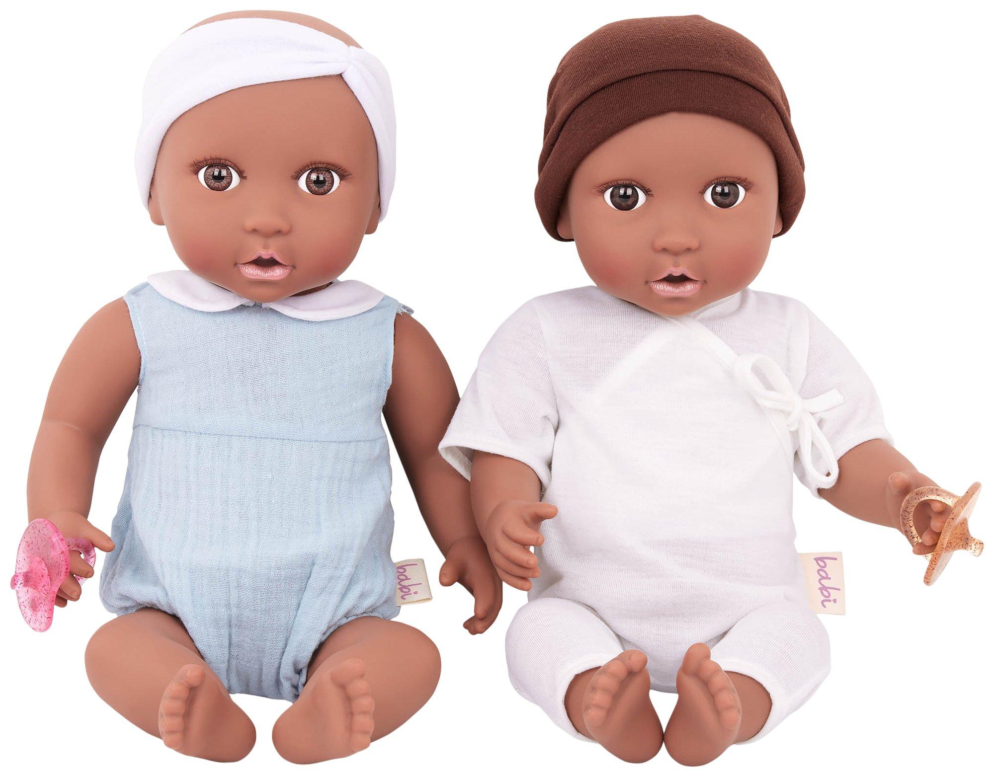 BABI by Battat Set of 2 Baby Twins 14 Newborn Dolls