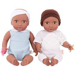 by Battat Set of 2 Baby Twins 14 Newborn Dolls