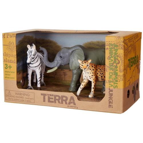 Battat Terra 3-pc. Safari Animal Figure Set