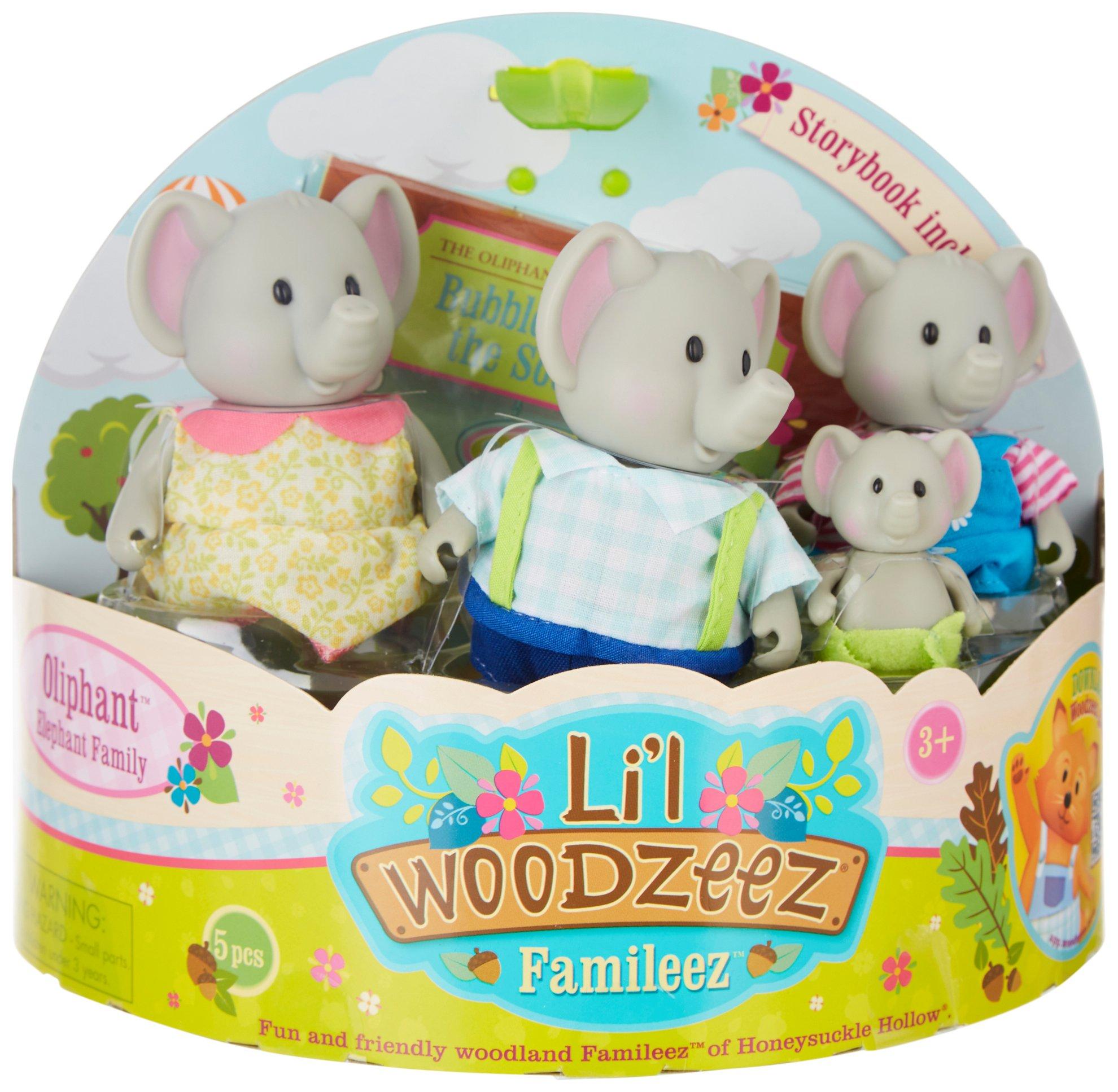 Lil Woodzeez 5-pc. Elephant Family Playset
