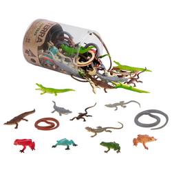 60, 2 Inches Reptiles In Tube Toy Set