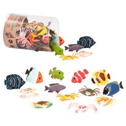 60 Tropical Fish  In Tube Toy Set