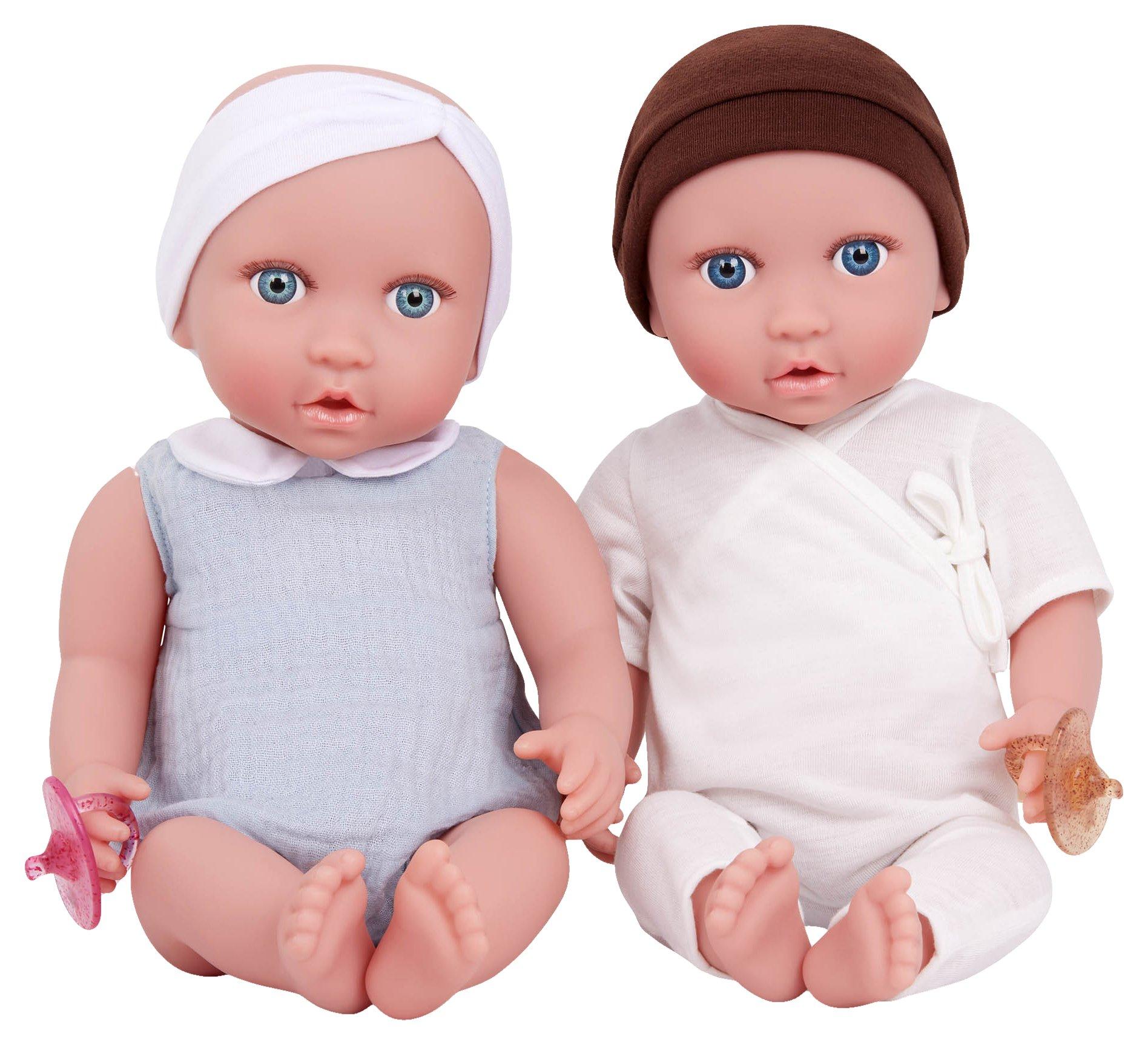 BABI by Battat 2 pc. 14  Newborn Twin Blue Eyes  Baby Dolls