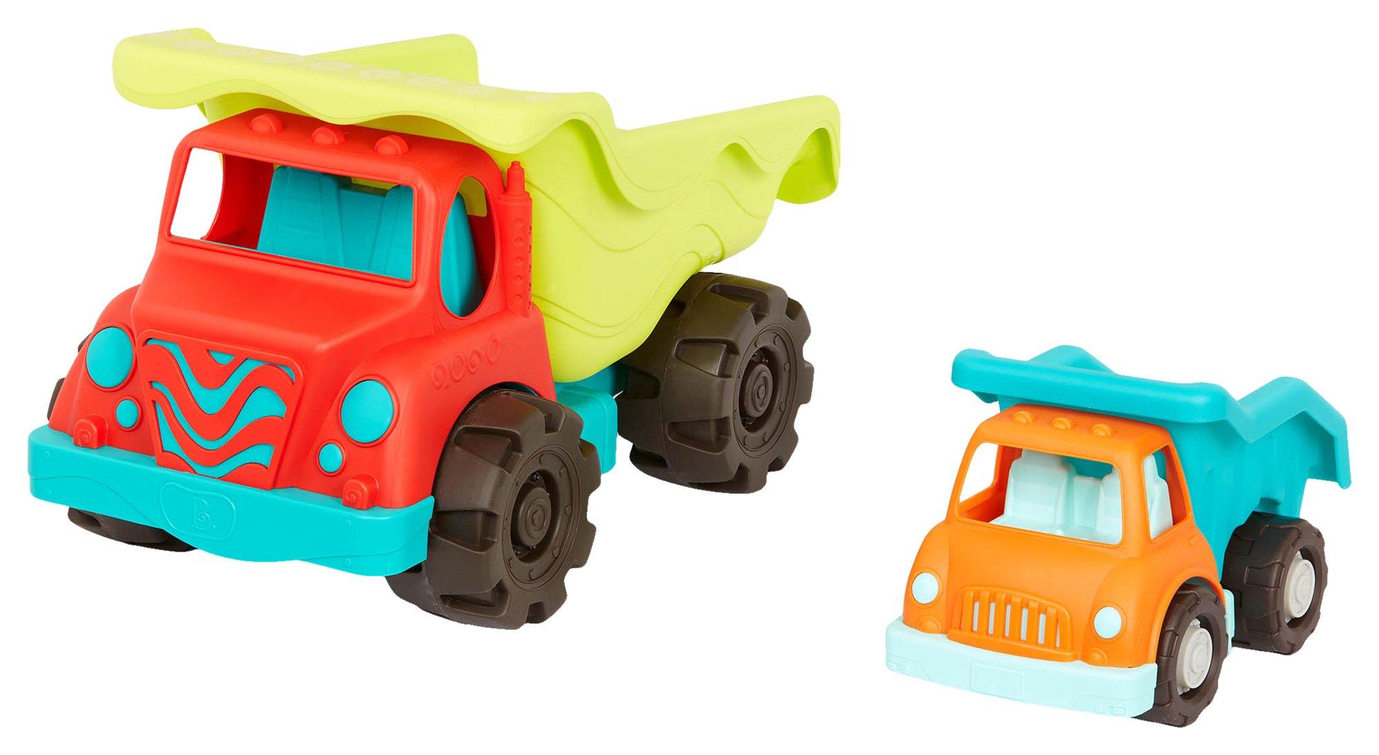 B Toys 2-piece 20 Inches Dump Toy Truck
