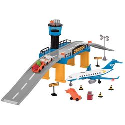 Driven Airport And Airplane Toy Playset