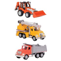 Driven Micro Construction Vehicles Toy Playset