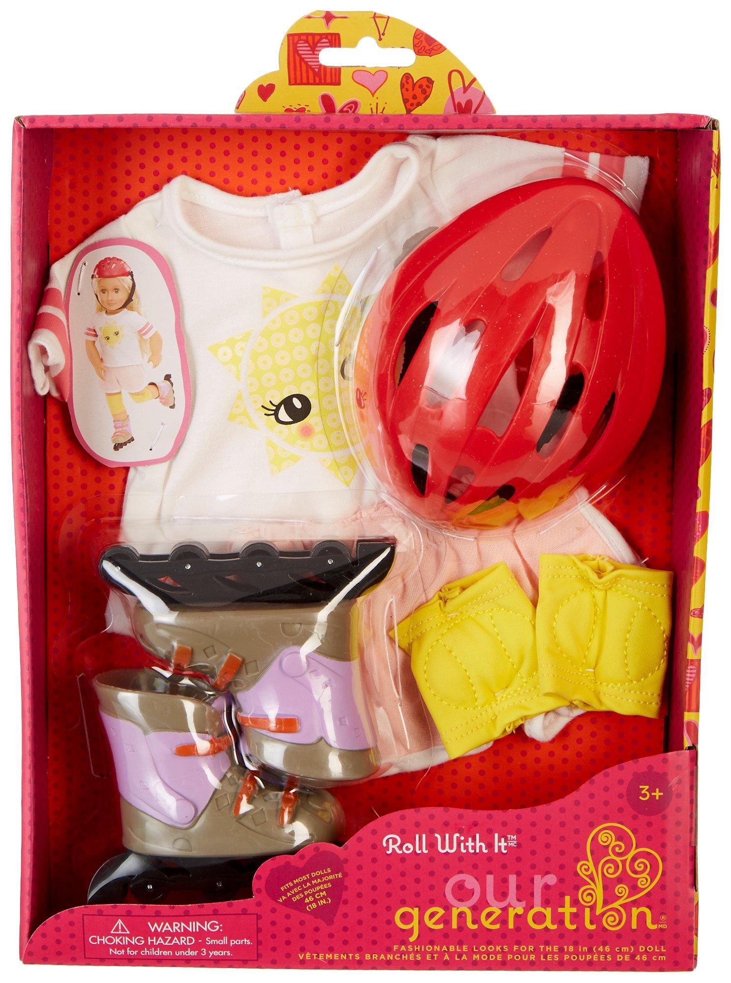 Roll With It Rollerblades Clothing Doll Set