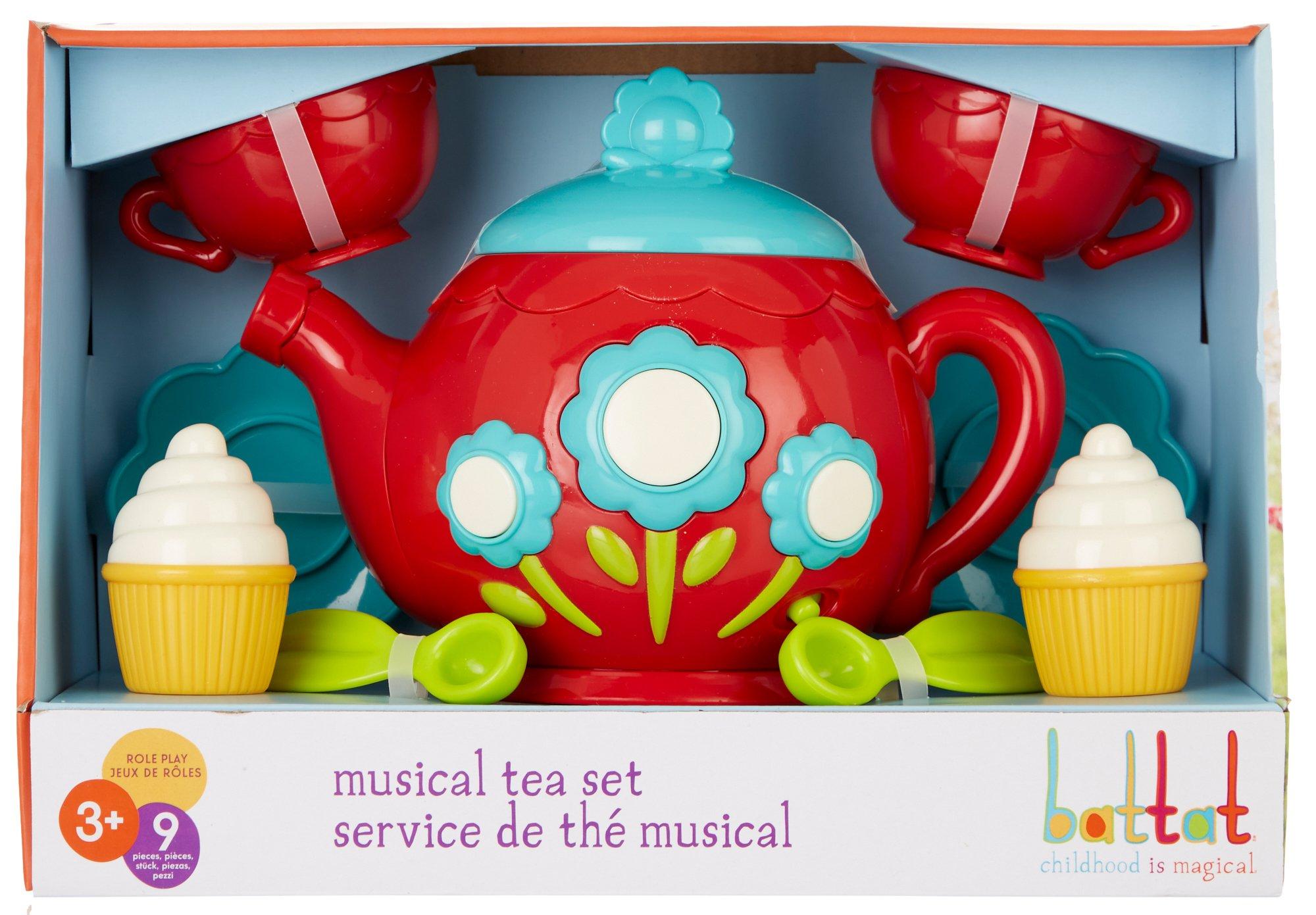 9 Pc. Musical Tea Set