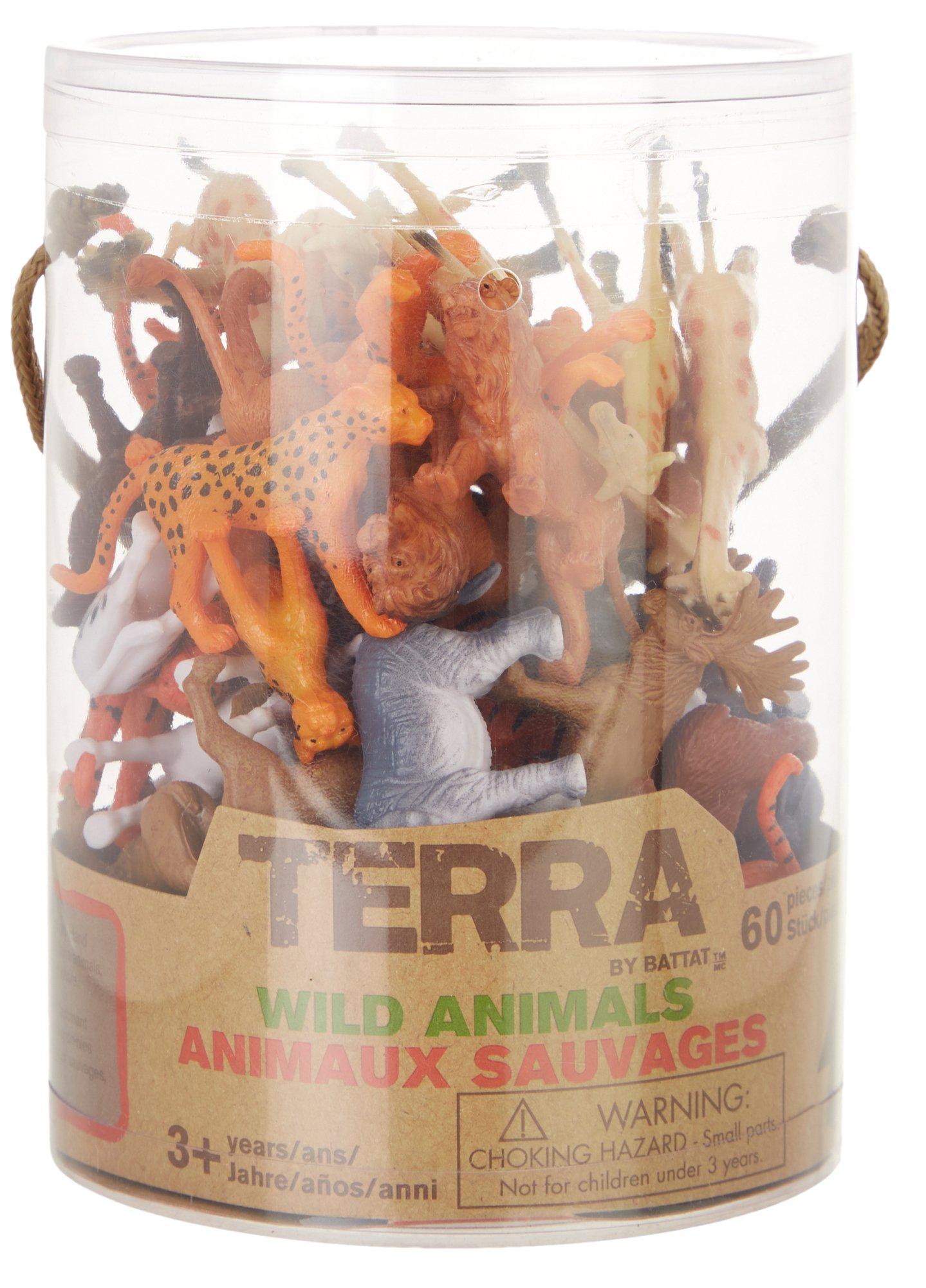 Terra 60-pc. Wild Animal Figure Set