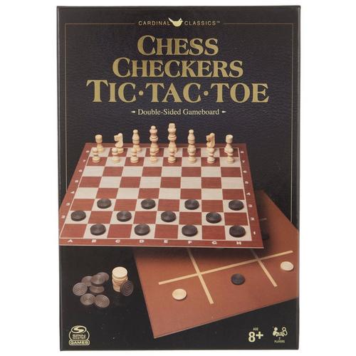 Cardinal Chess, Checkers & Tic Tac Toe