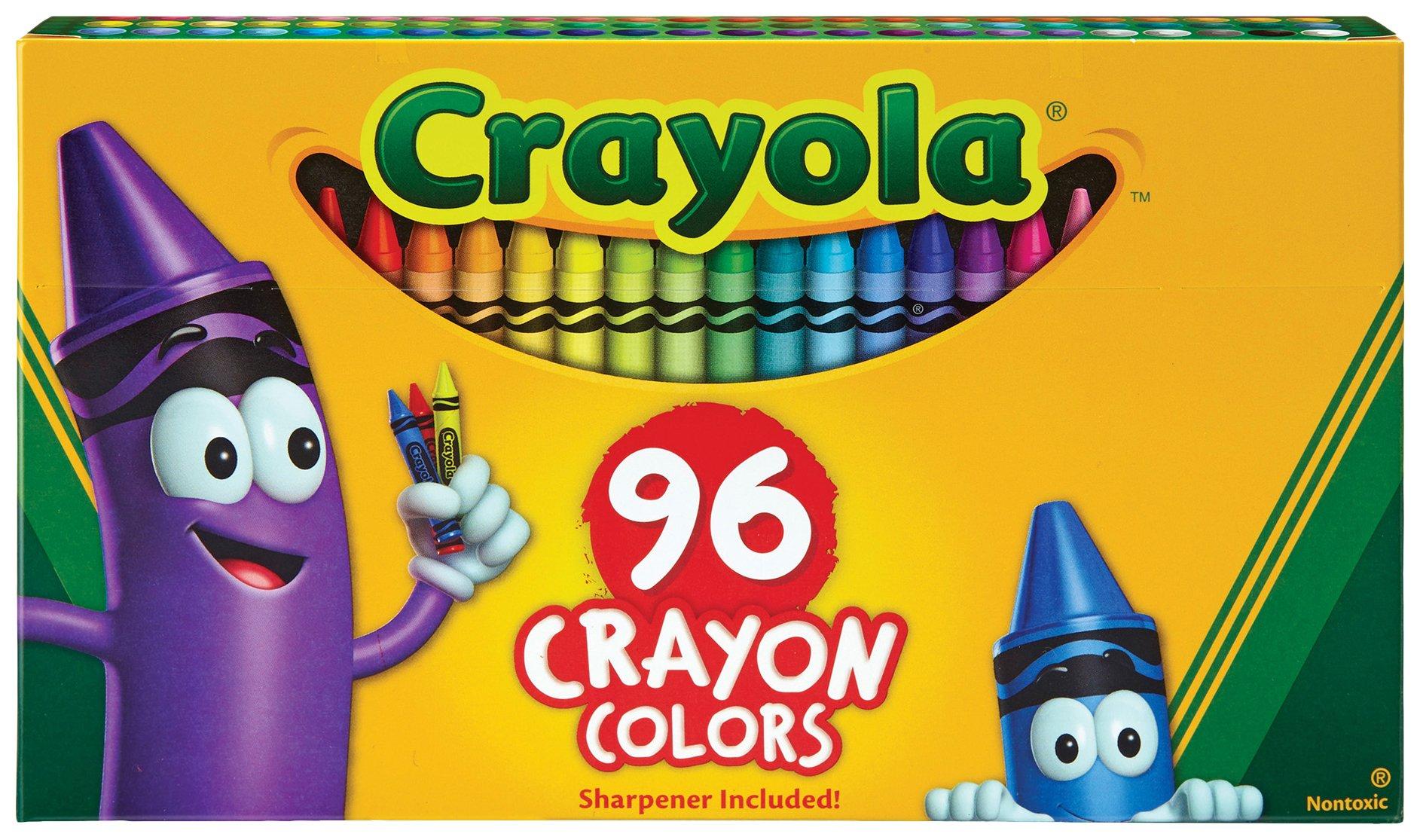 96 Count Nontoxic Crayons