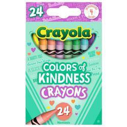 24 Count Nontoxic Colors Of Kindness Crayons