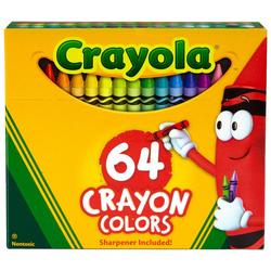 64 Count Nontoxic Crayons