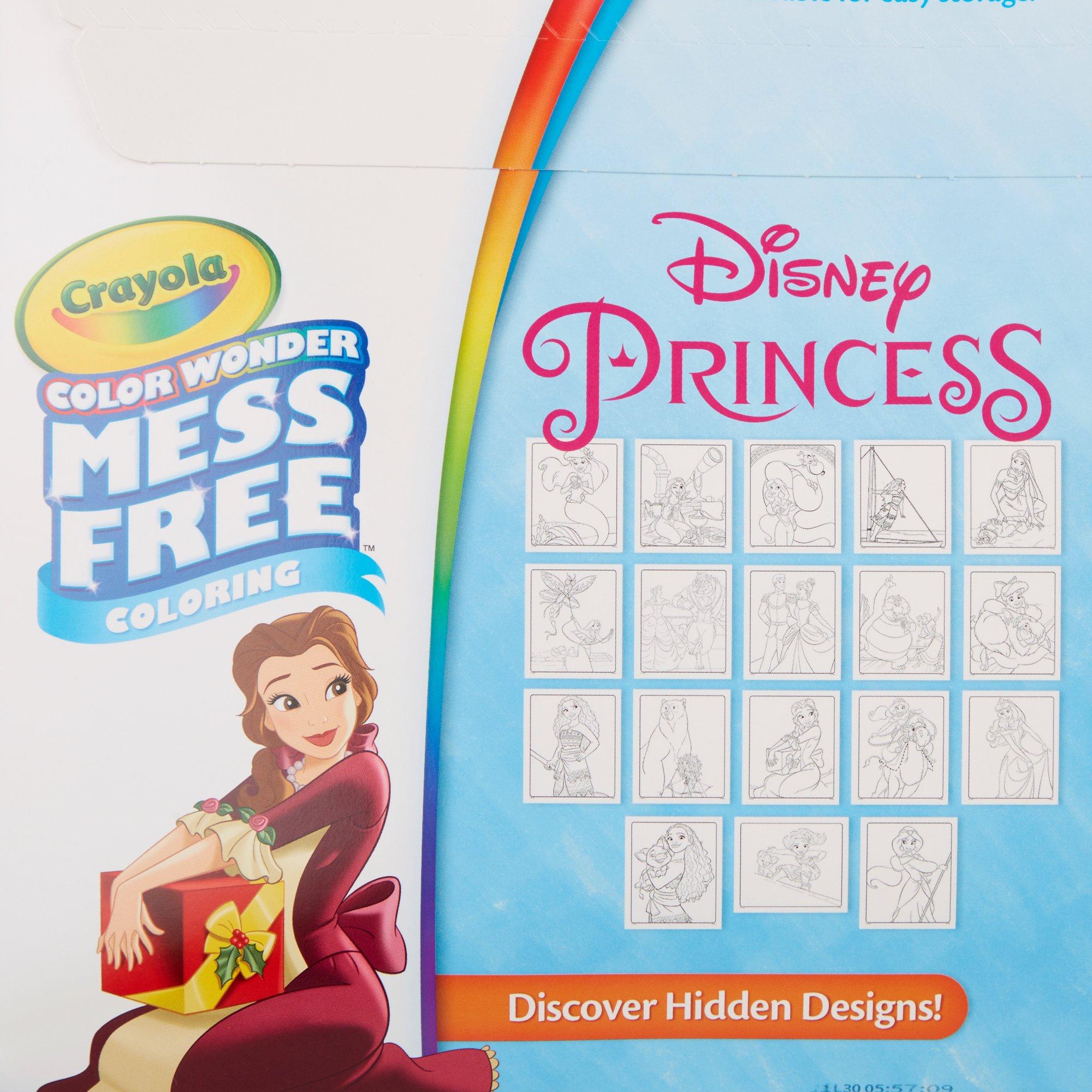 crayola color wonder mess free disney princess