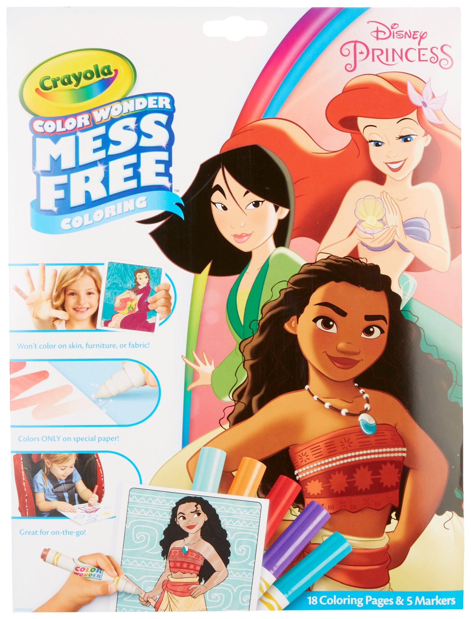 crayola color wonder mess free disney princess