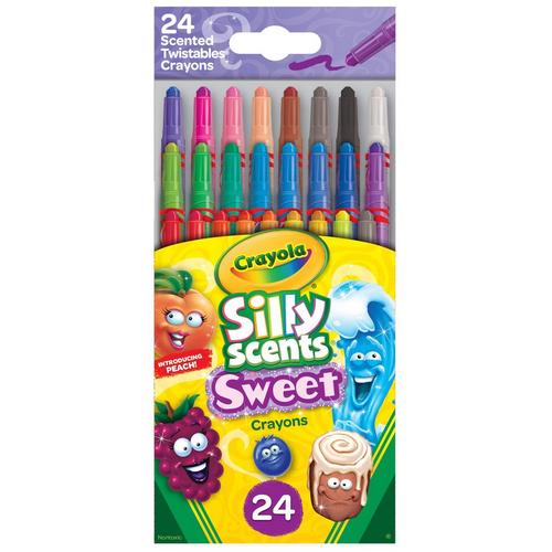 Crayola 24 Count Silly Scents Sweet Crayons