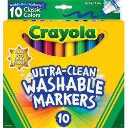 10 Ct Ultra-Clean Broad Line Washable Markers