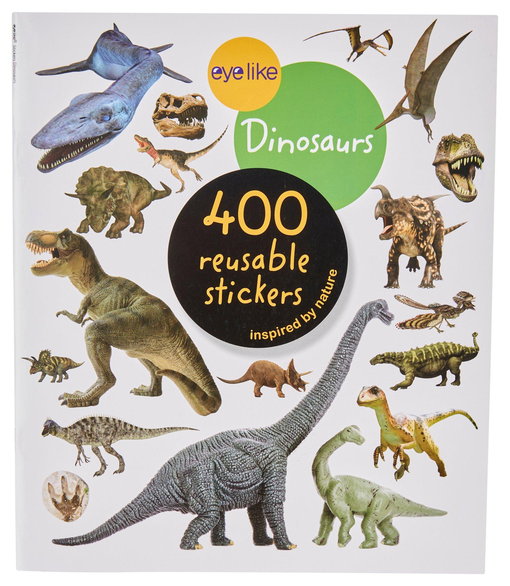 Eye Like Dinosaurs Reusable Stickers